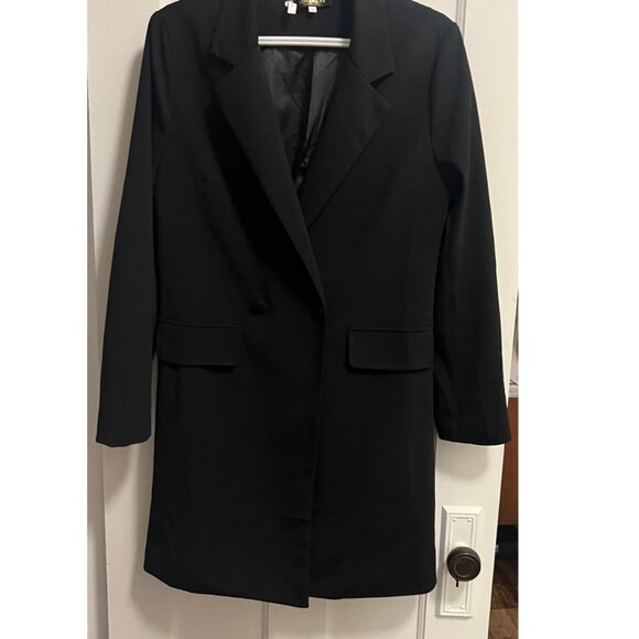 Discovery Jackets & Blazers - Women's longline black blazer size medium